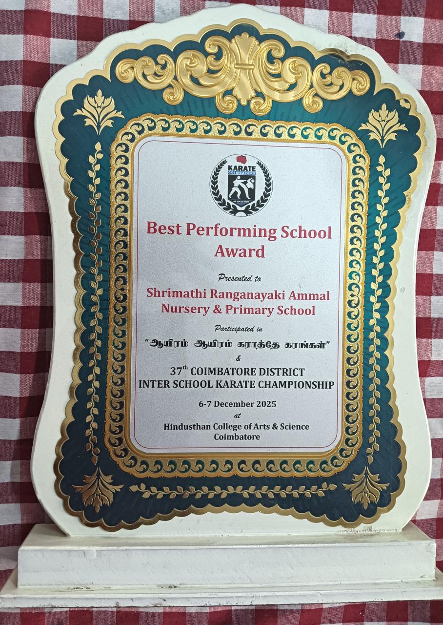 State-Level Karate Championship Award